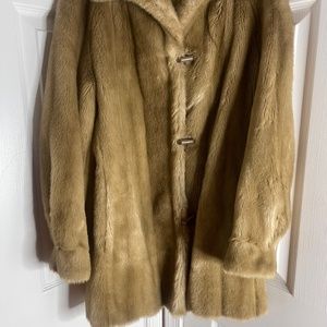 Dubrowsky & Perlbinder Faux Fur Winter Coat Vintage Size 10